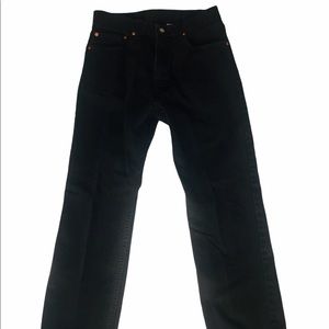 Men’s Levi’s black 505 Regular fit.